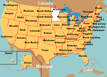 Minnesota map